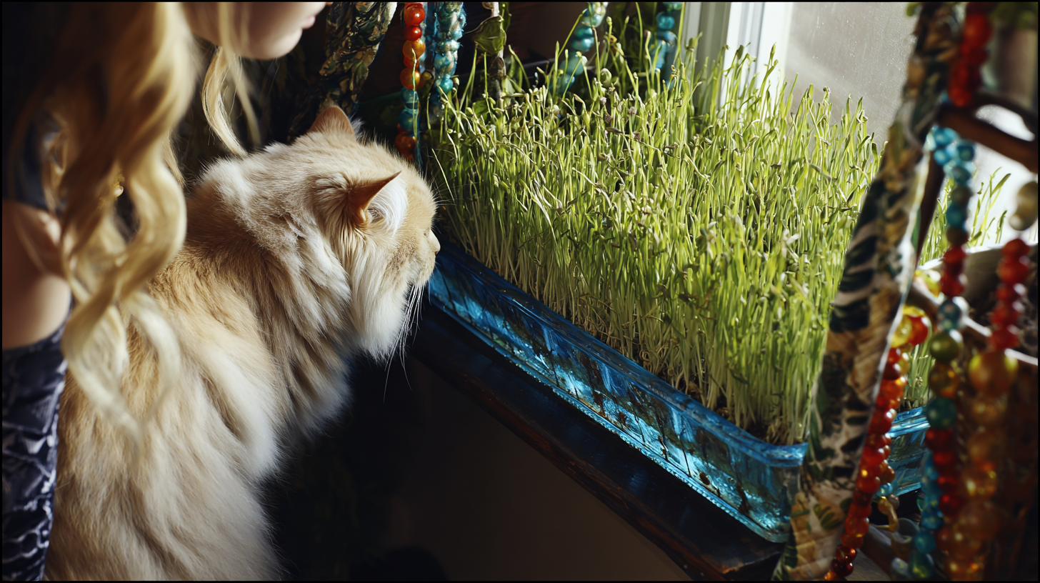 Cat Grass: How I Stopped My Cat From Eating My Houseplants (And You Can Too)